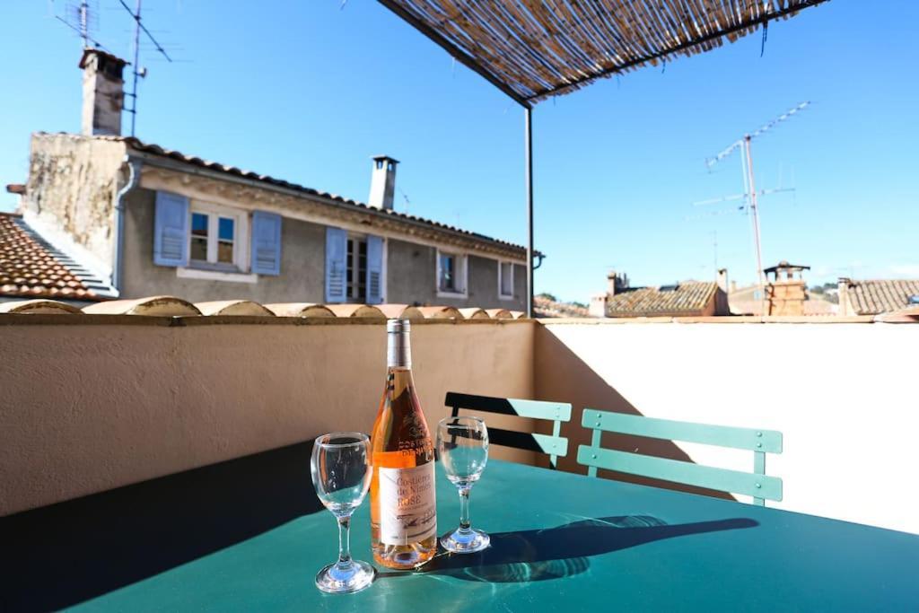 Valbonne Village House With Ac & Sunny Roof Terrace المظهر الخارجي الصورة